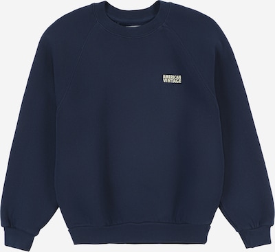 AMERICAN VINTAGE Sweater majica 'IZUBIRD' u mornarsko plava / svijetložuta, Pregled proizvoda