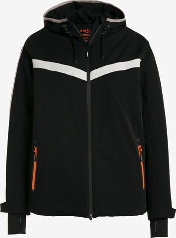 Ulla Popken Performance Jacket in Black: front