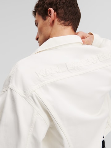 Veste mi-saison Karl Lagerfeld en blanc