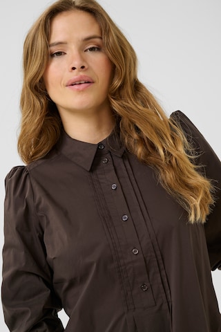 CULTURE Shirt dress in Brown