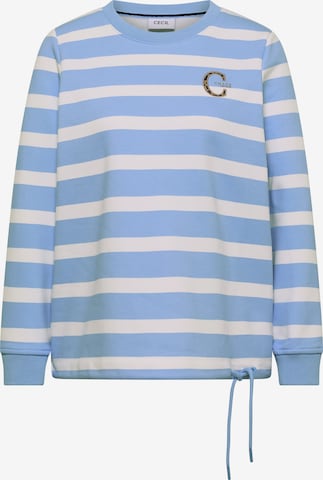 CECIL Sweatshirt in Blue: front