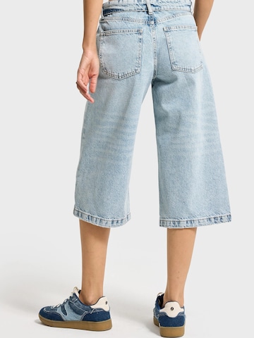 IT'S BASIC Regular Jeans 'BERMUDA DENIM SHORT' in Blauw