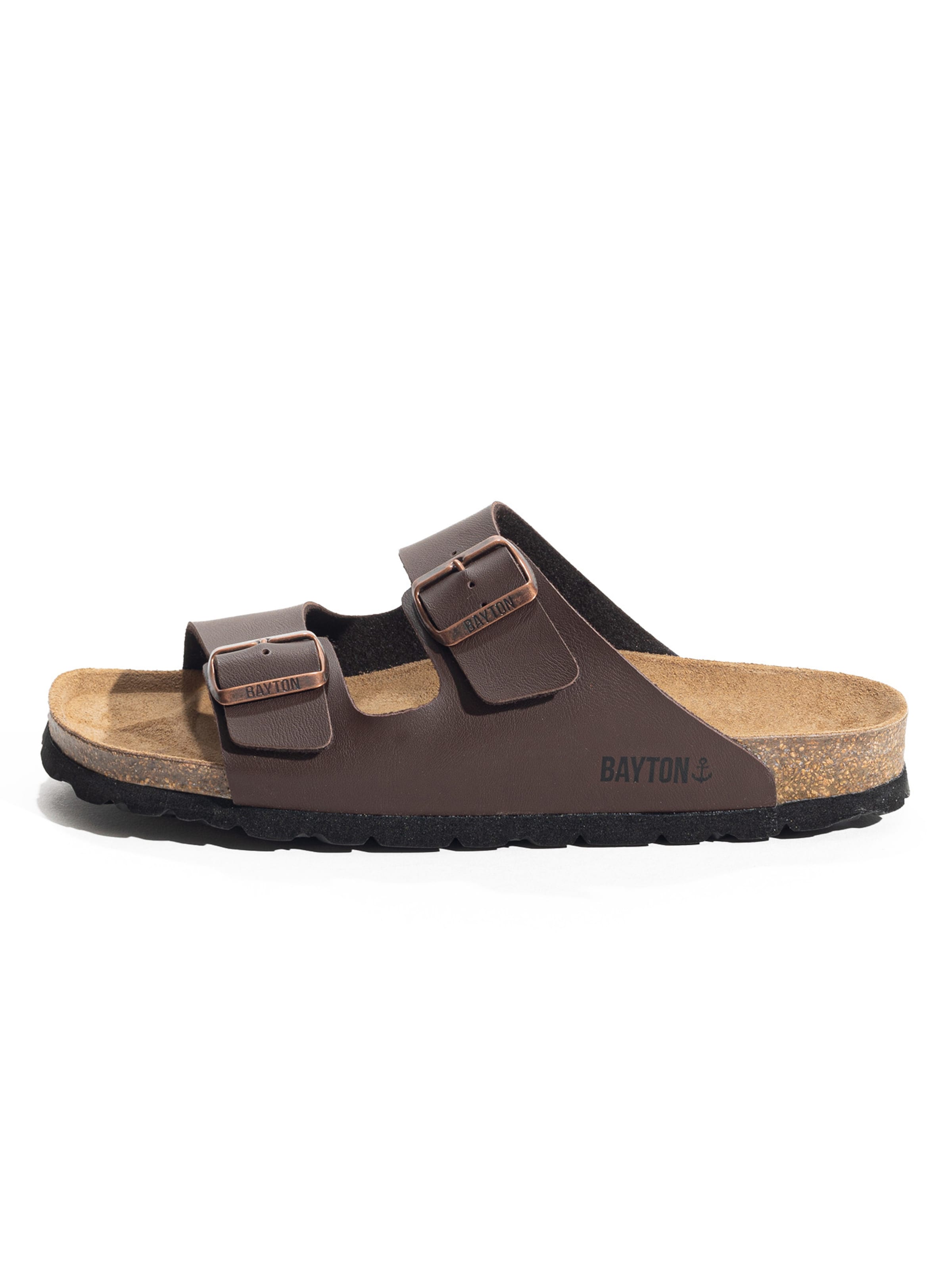 Bayton Pantoletter &#x27;TRACY&#x27; i brun: forside