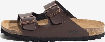 Mule 'TRACY' Bayton en marron : devant