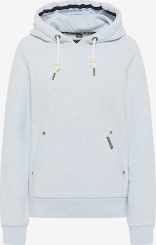 Sweat-shirt Schmuddelwedda en bleu : devant