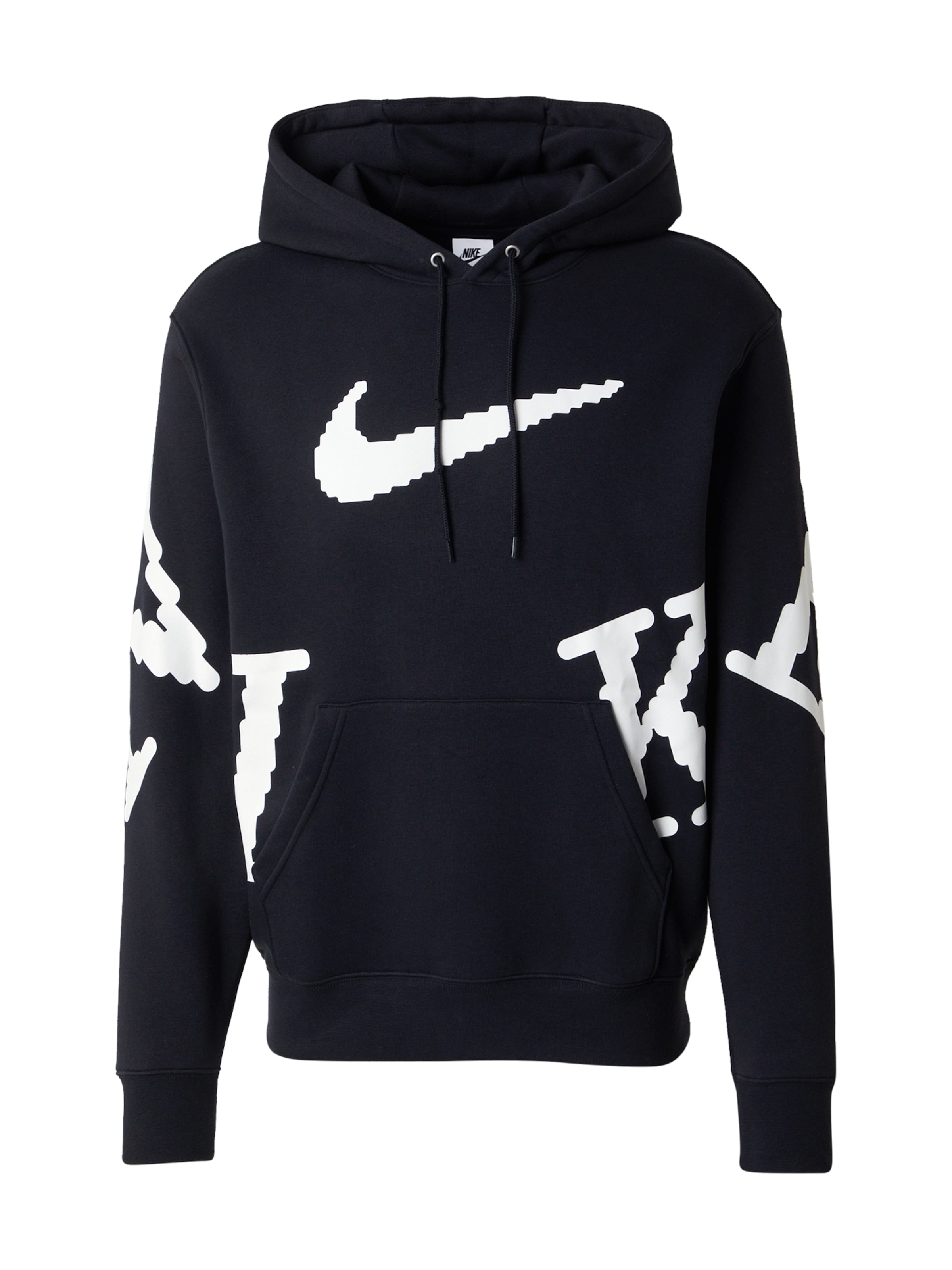 Nike Sportswear Mikina 'CLUB' – černá: přední strana