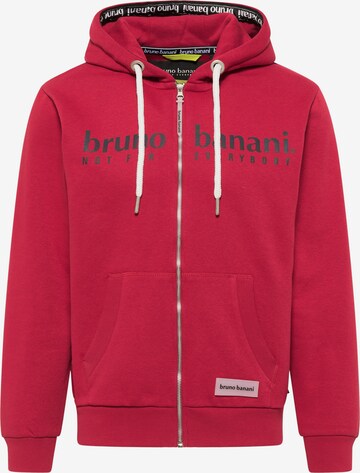 BRUNO BANANI Sweatvest 'ALVARADO' in Rood