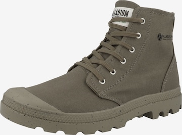 Palladium Lace-Up Ankle Boots 'Pampa' in Green