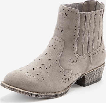 LASCANA Bootie in Grey: front