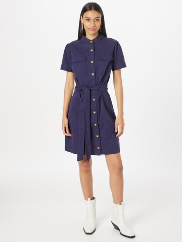 Robe-chemise Oasis en bleu : devant