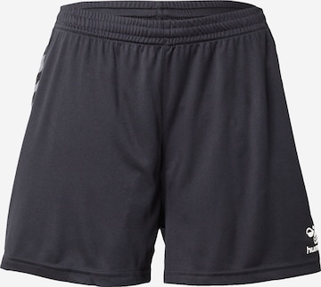 Hummel Regular Sports trousers 'AUTHENTIC' in Black: front