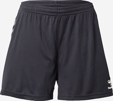 Hummel Regular Sportshorts 'AUTHENTIC' in Schwarz: predná strana