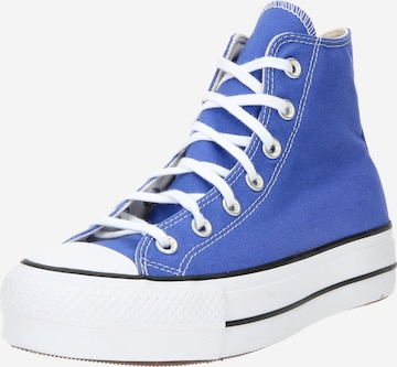 CONVERSE High-Top Sneakers 'CHUCK TAYLOR ALL STAR LIFT' in Blue: front