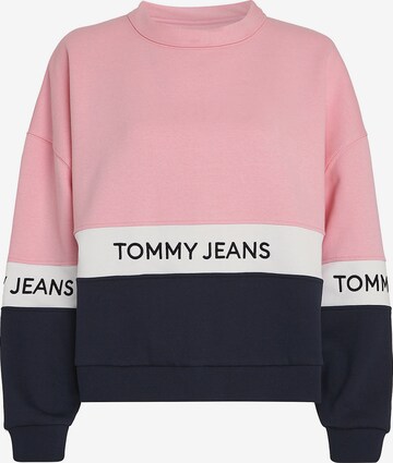 Tommy Jeans Mikina – mix barev: přední strana