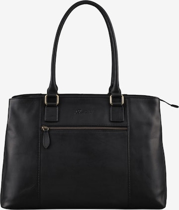 Benthill Handbag in Black: front