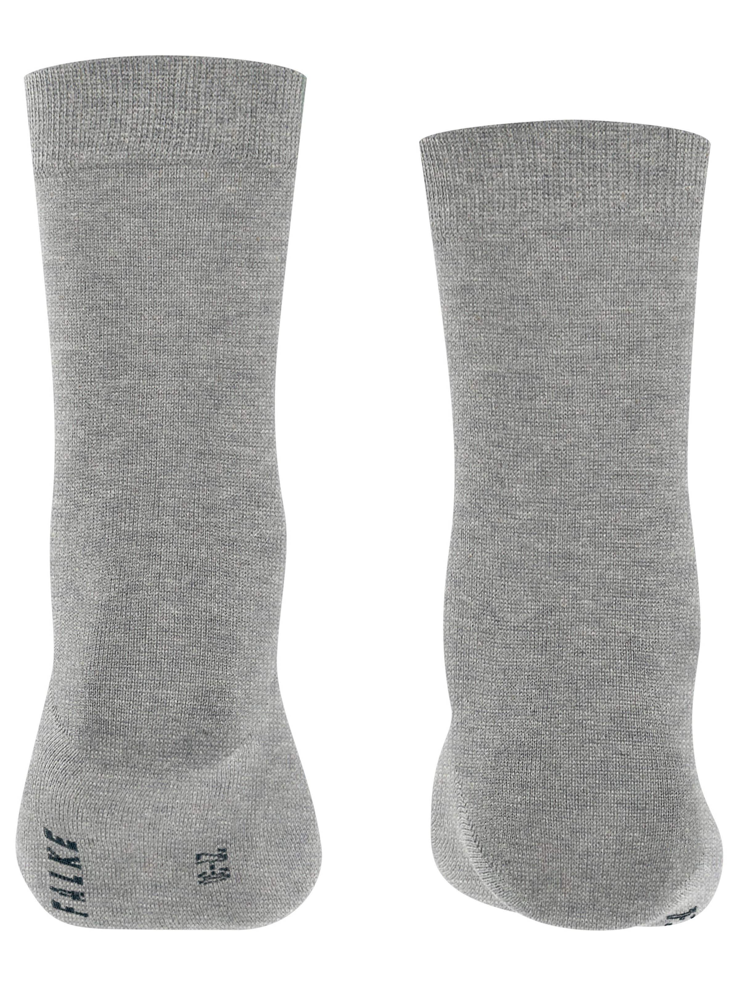 FALKE Socks 'Cotton Finesse' in Grey