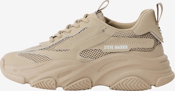 STEVE MADDEN Низкие кроссовки 'POSSESSION-E' в Коричневый: спереди
