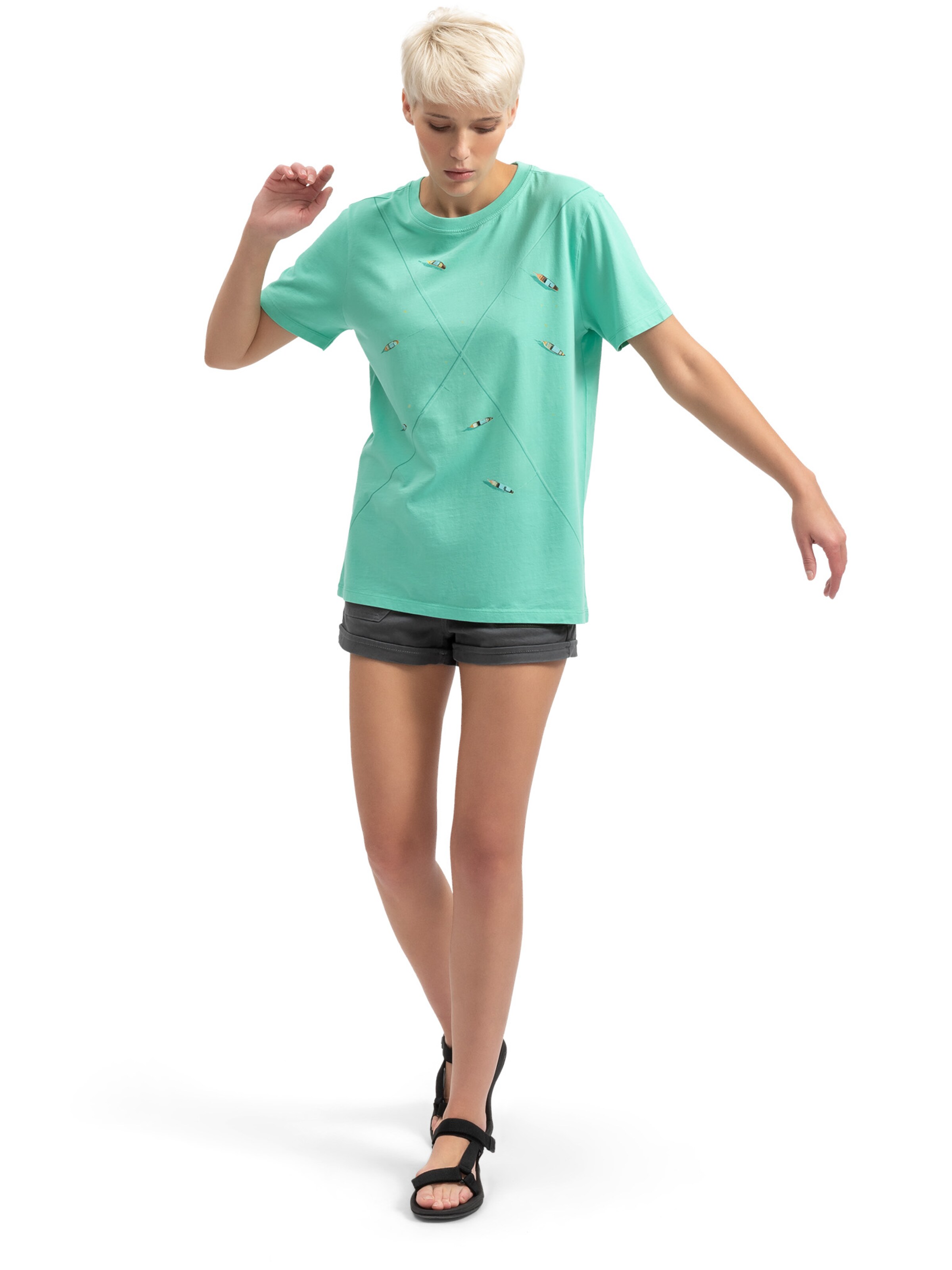 Kaft Shirt 'Lucka' in Groen