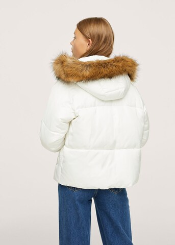 MANGO TEEN Winter Jacket 'Julia' in White