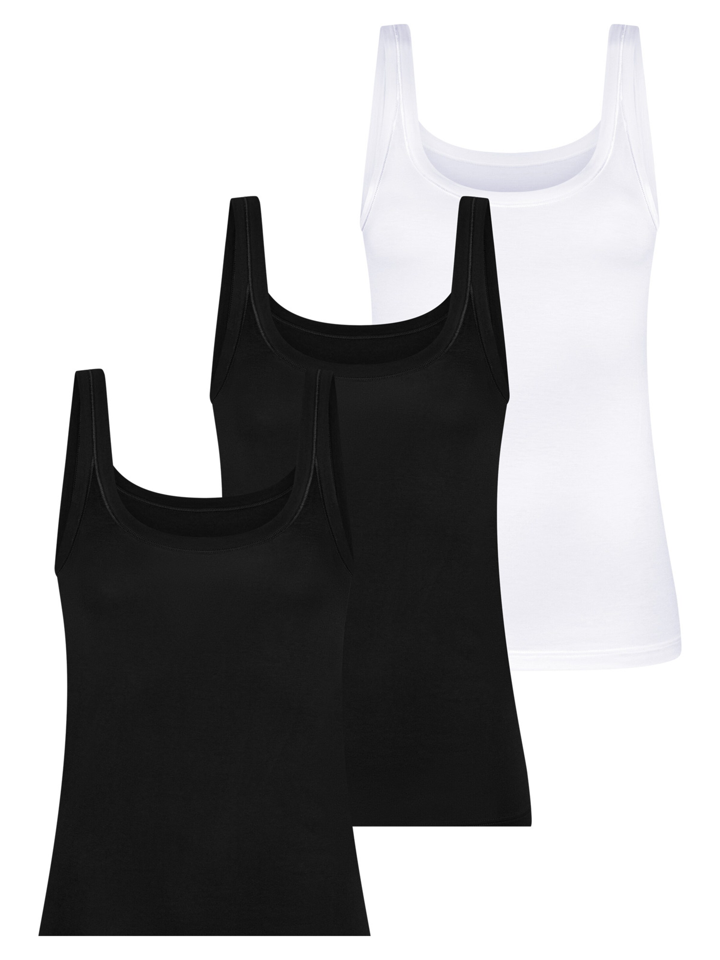 Mey Onderhemd 'Modal Pure' in Zwart: voorkant