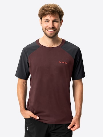 VAUDE Functioneel shirt 'Moab' in Rood: voorkant
