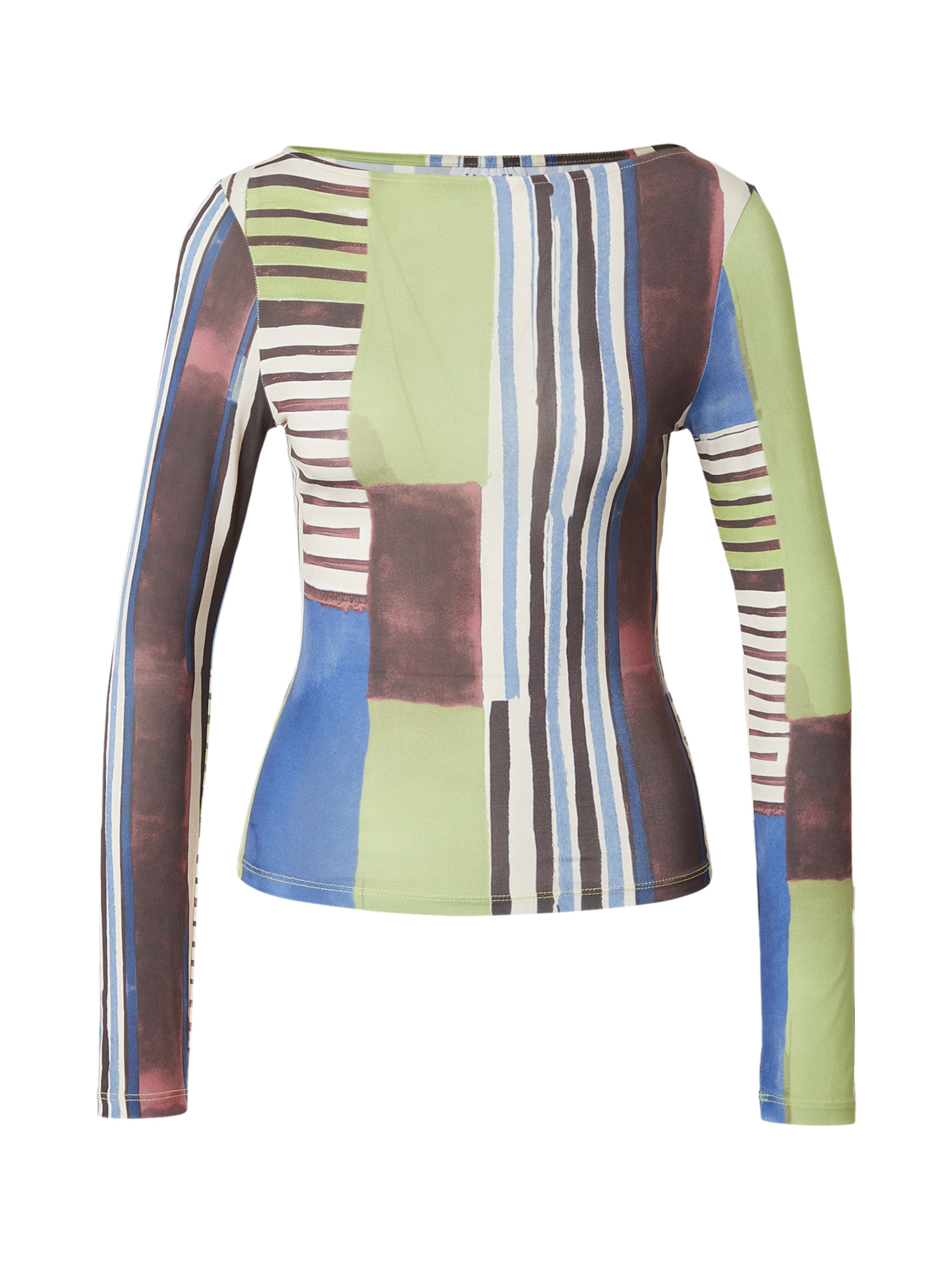 TOPSHOP Shirt 'CAROLINE' in Green: front