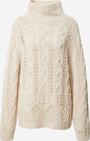 Pullover 'LUPETTO' di Twinset in beige: frontale
