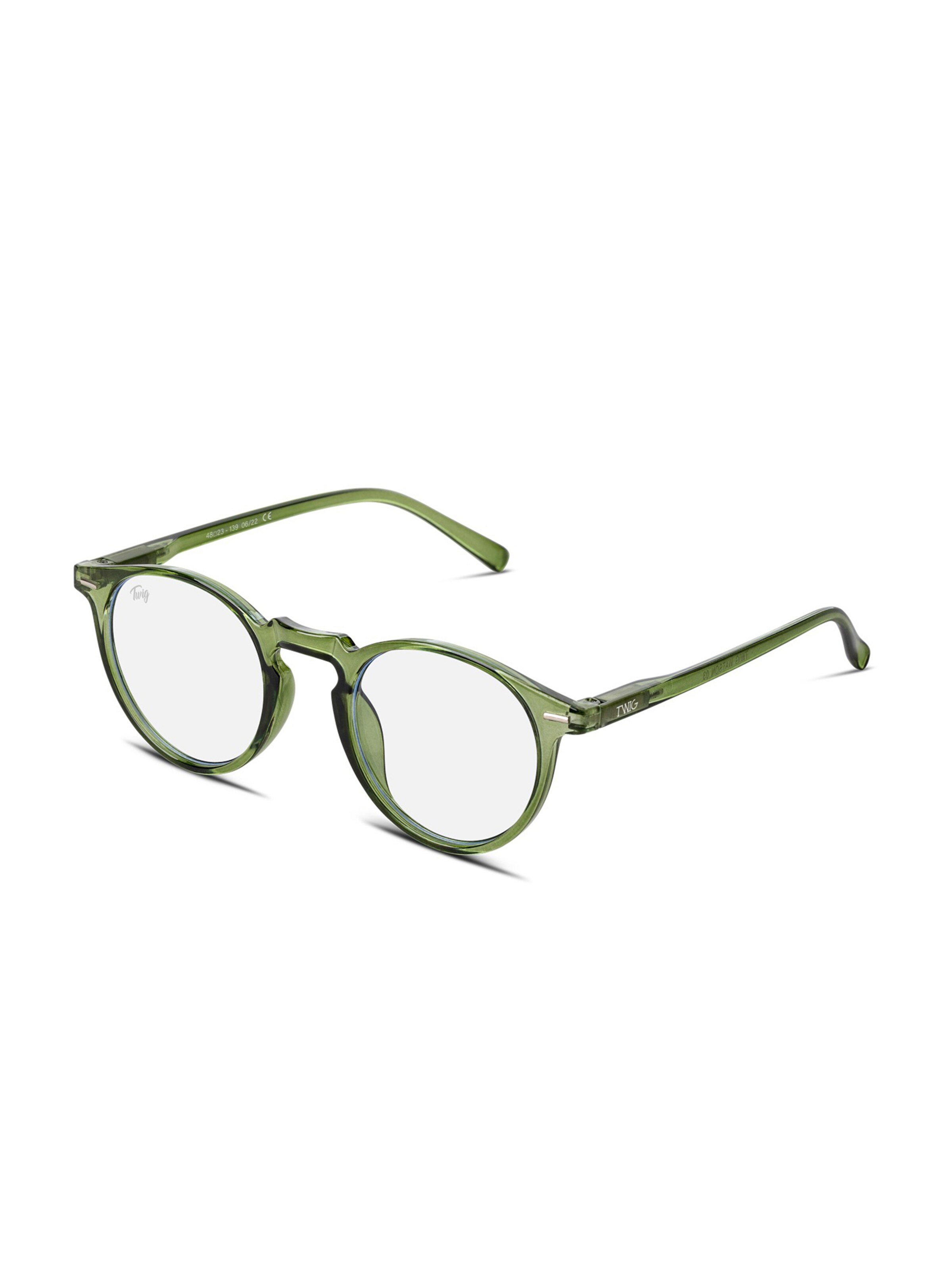 TWIG Concept Milano Glasses 'Watson BlueLight' in Green