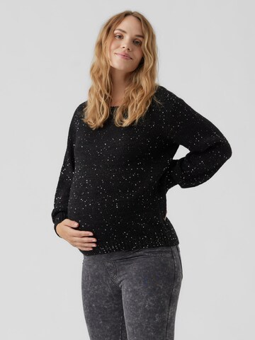 Pulover 'LEILANI' de la Vero Moda Maternity pe negru: față