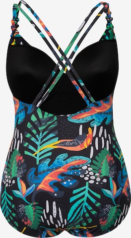 Ulla Popken Swimsuit in Black