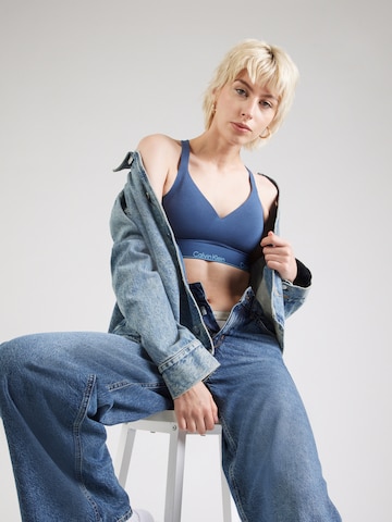 Calvin Klein Underwear Bustier Rintaliivi värissä sininen