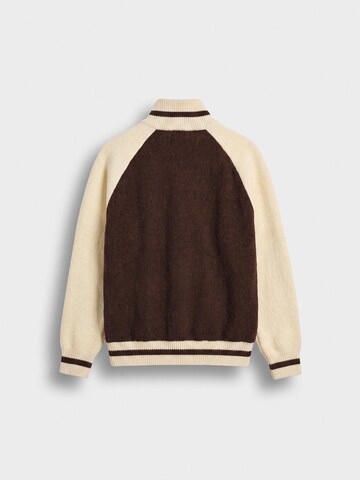 Burocs Knit Cardigan in Brown
