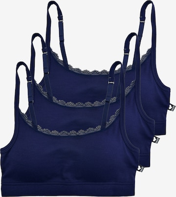 like it! Mieder 'Jessy' in Blau: Vorderseite