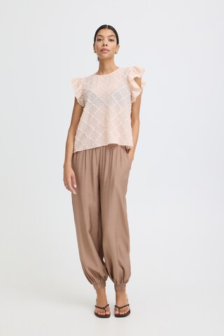 Regular Pantalon 'BYJOANNIE' b.young en marron : devant