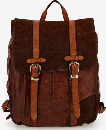 Campomaggi Backpack 'Jacob' in Brown: front