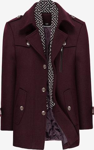 YOUTHUP Winter Coat in Red: front