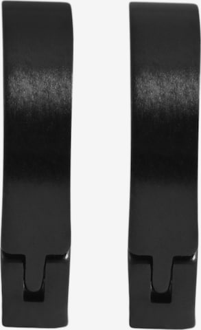 Akzent Earrings 'Inu, hautverträglich' in Black: front