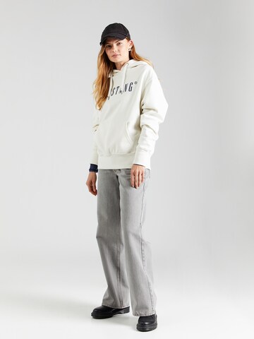 MUSTANG Sweatshirt 'Margo' in White
