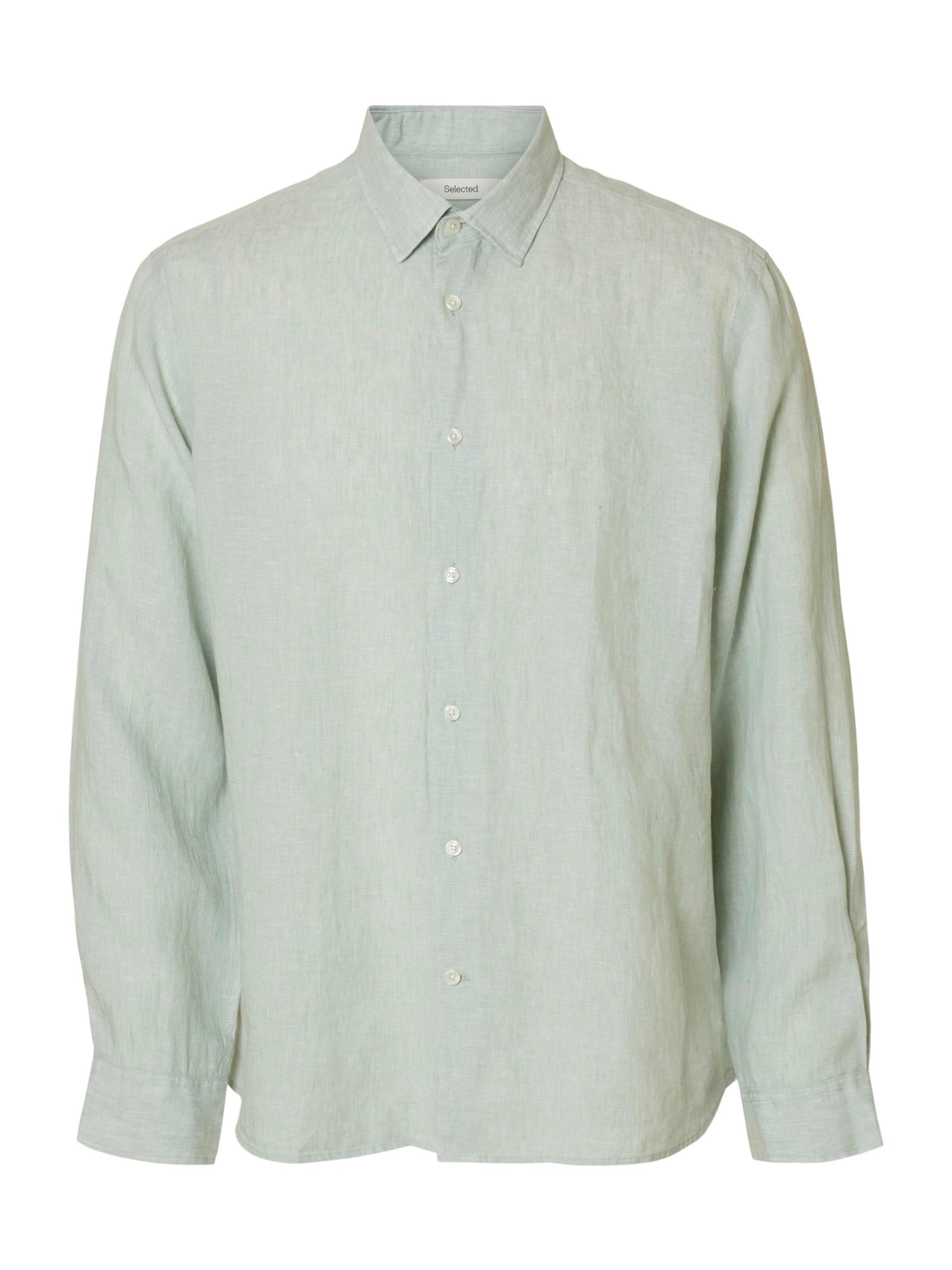 SELECTED Button Up Shirt 'SLHKYLIAN' in Blue: front