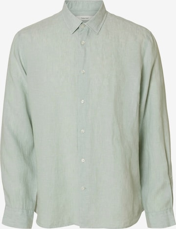 SELECTED Hemd 'SLHKYLIAN' in Blau: Vorderseite