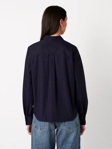 DESOTO Bluse, bügelfrei in Blau