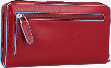 Piquadro Wallet 'Blue Square' in Red