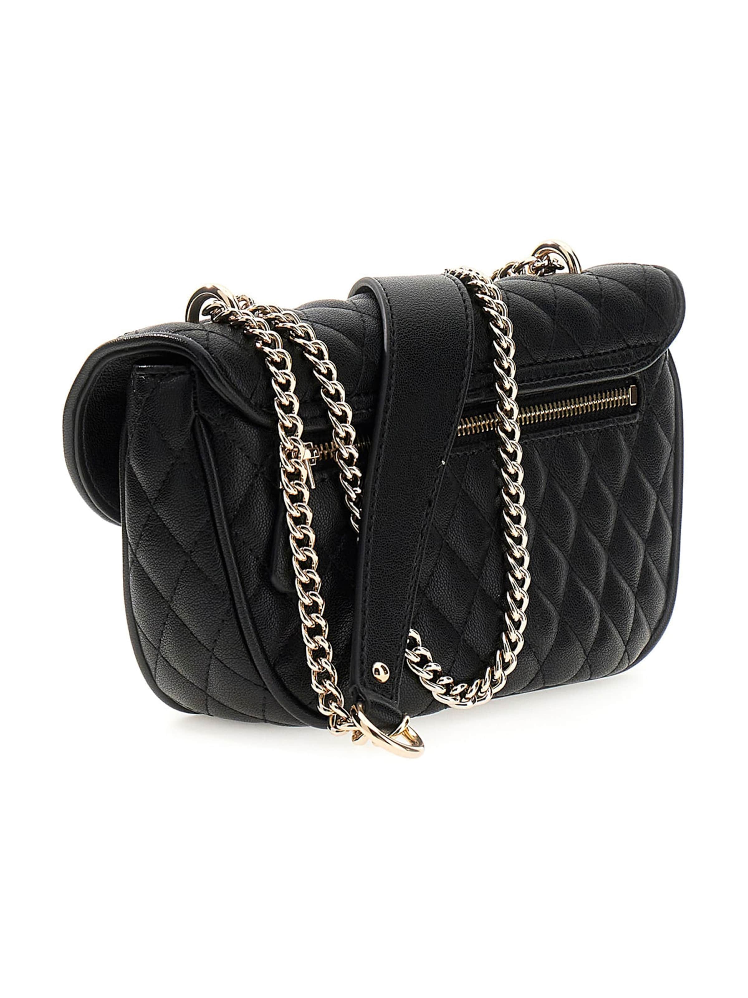 GUESS Torba na ramię 'ATABEY' w kolorze czarny