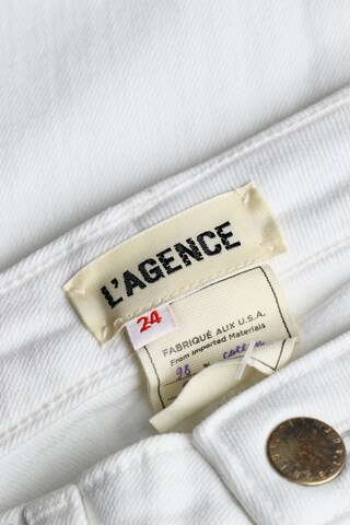 L' Agence Pants in XXS in White
