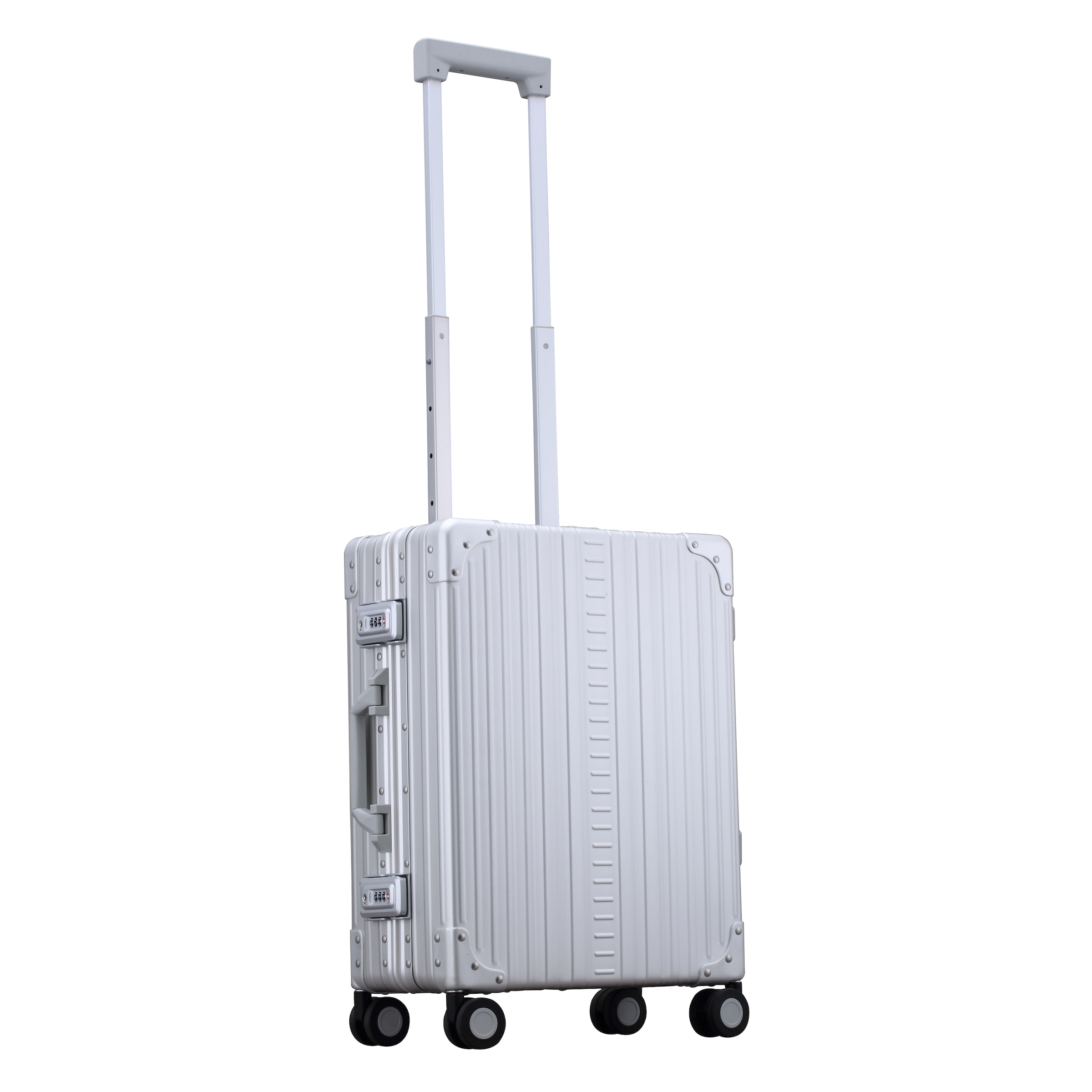 Aleon Traveler International 4-Rollen Kabinentrolley 55 cm in Silber
