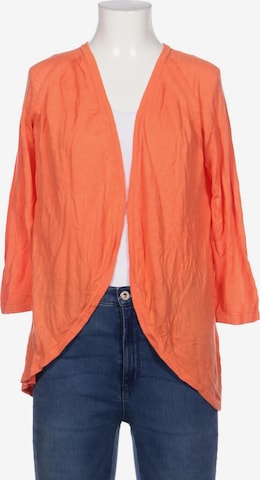 Lands‘ End Sweater & Cardigan in S in Orange: front