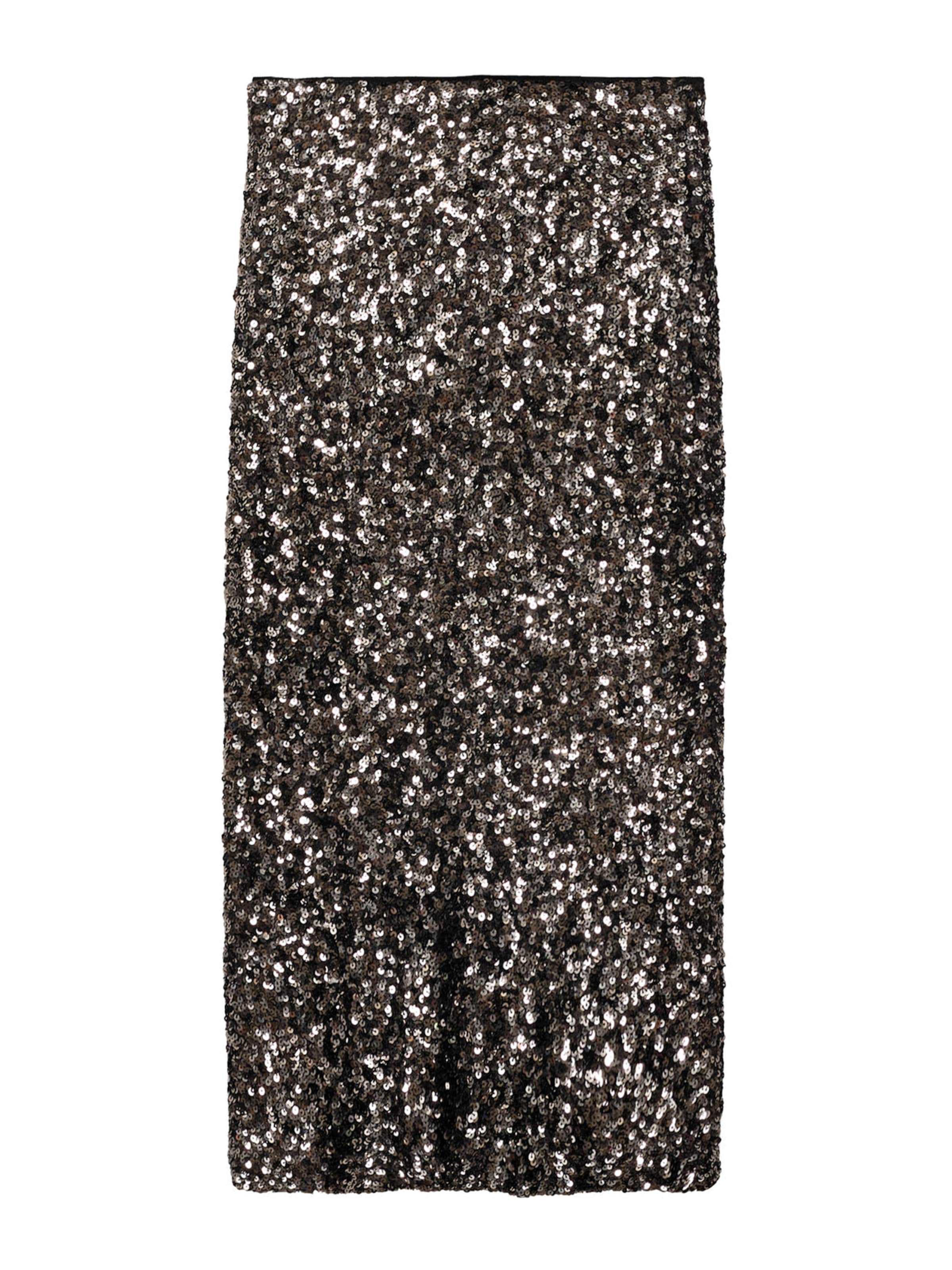 MANGO Sukňa 'Xjavi' - Sivá: predná strana