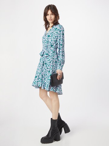 POM Amsterdam Shirt Dress 'Heart to Heart' in Purple