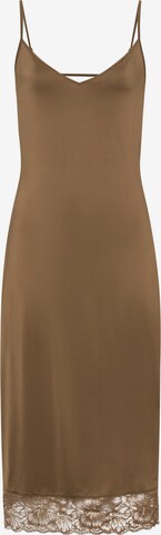 Hanro Negligee 'Juna' in Brown: front