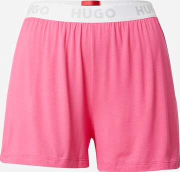 HUGO Pyjamasbyxa 'UNITE' i rosa: framsida